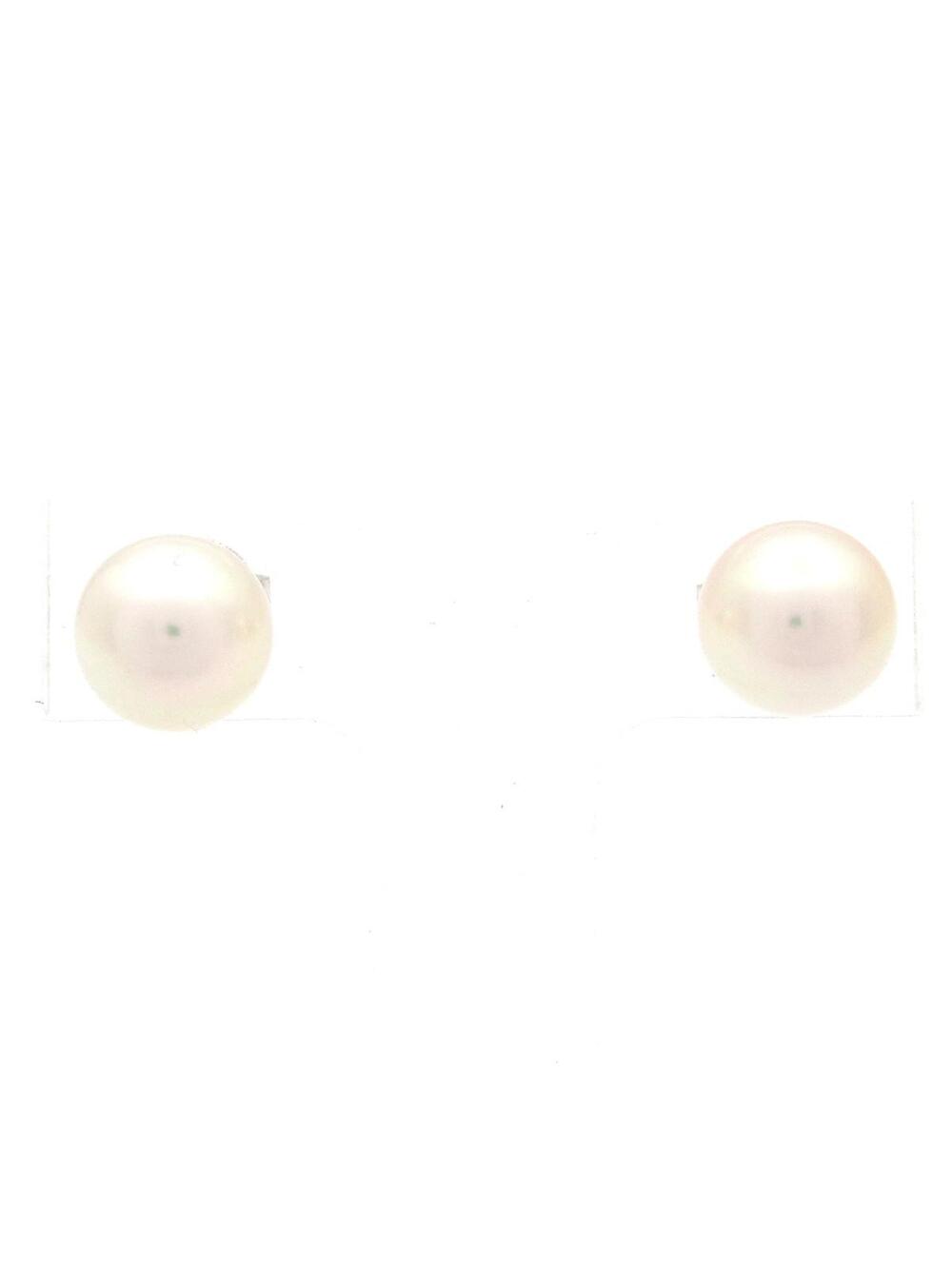 Mikimoto Cream 18K White Gold Pearl #345693M12B